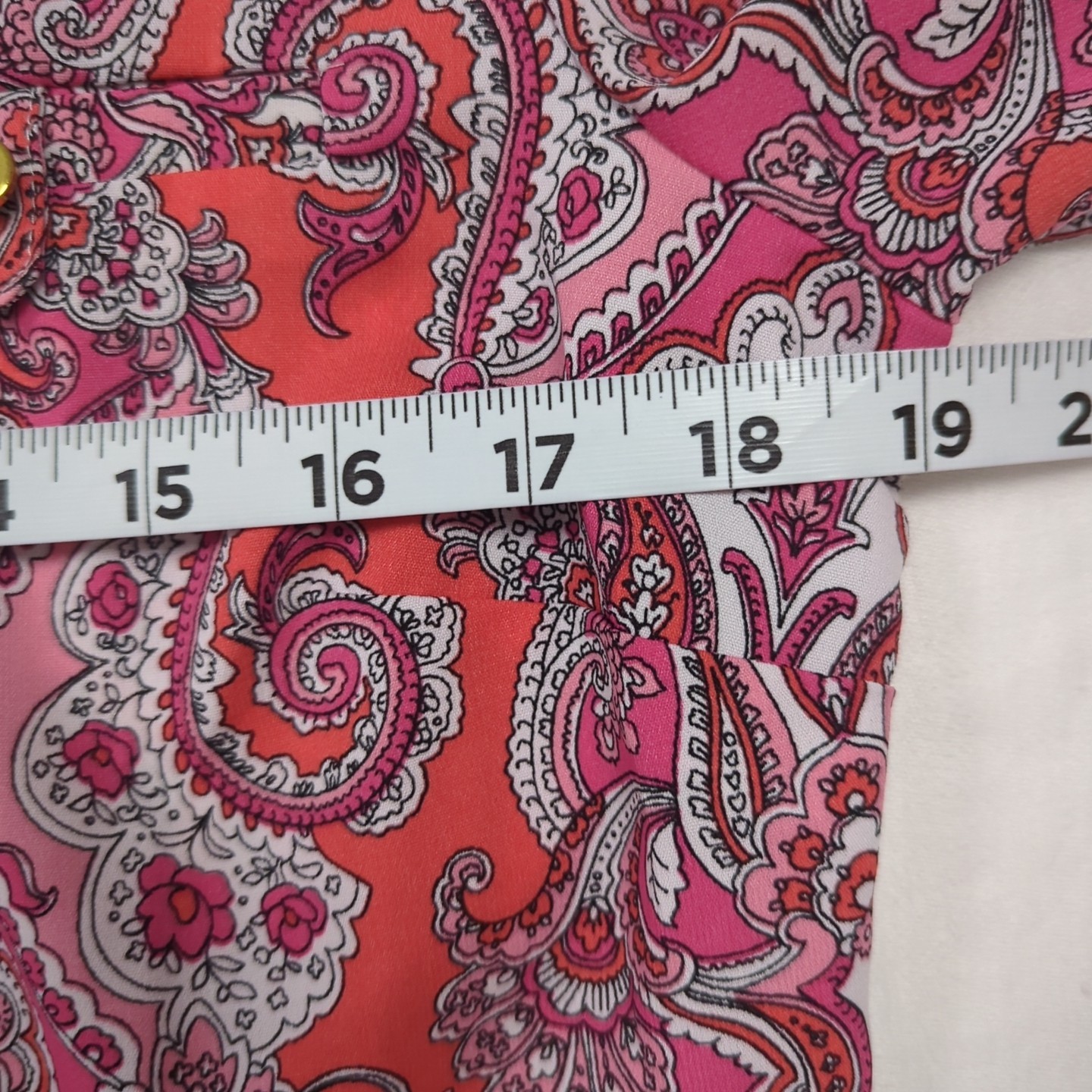 Notations Multicolor Paisley Button Up Shirt Wome… - image 10