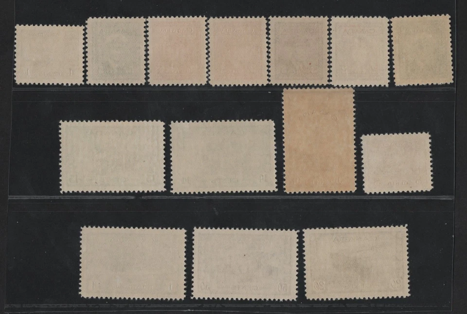 CANADA 1942-1943 SCOTT #249-262 MINT NEVER HINGED VF-XF - Image 2 of 2