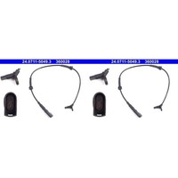 2X ATE ABS-SENSOR Raddrehzahl Vorne Passend FüR Ford Focus