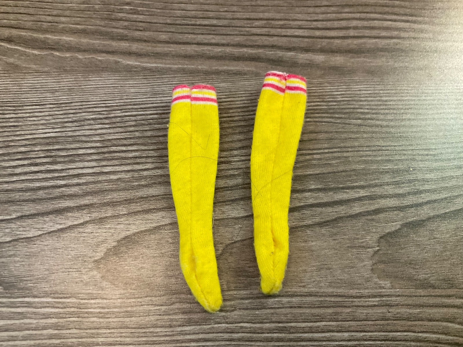 Mattel  Barbie Doll Clothes  yellow pair of socks set