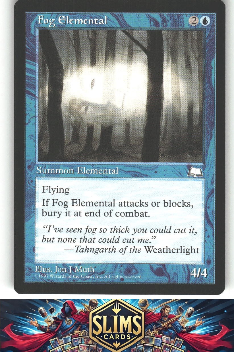 Fog Elemental - Weatherlight - MTG - Common - # - NM