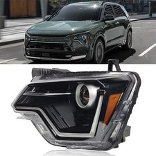 Halogen & LED Headlight Left Driver Side Assembly for 2023-2025 Kia NIRO EV LH