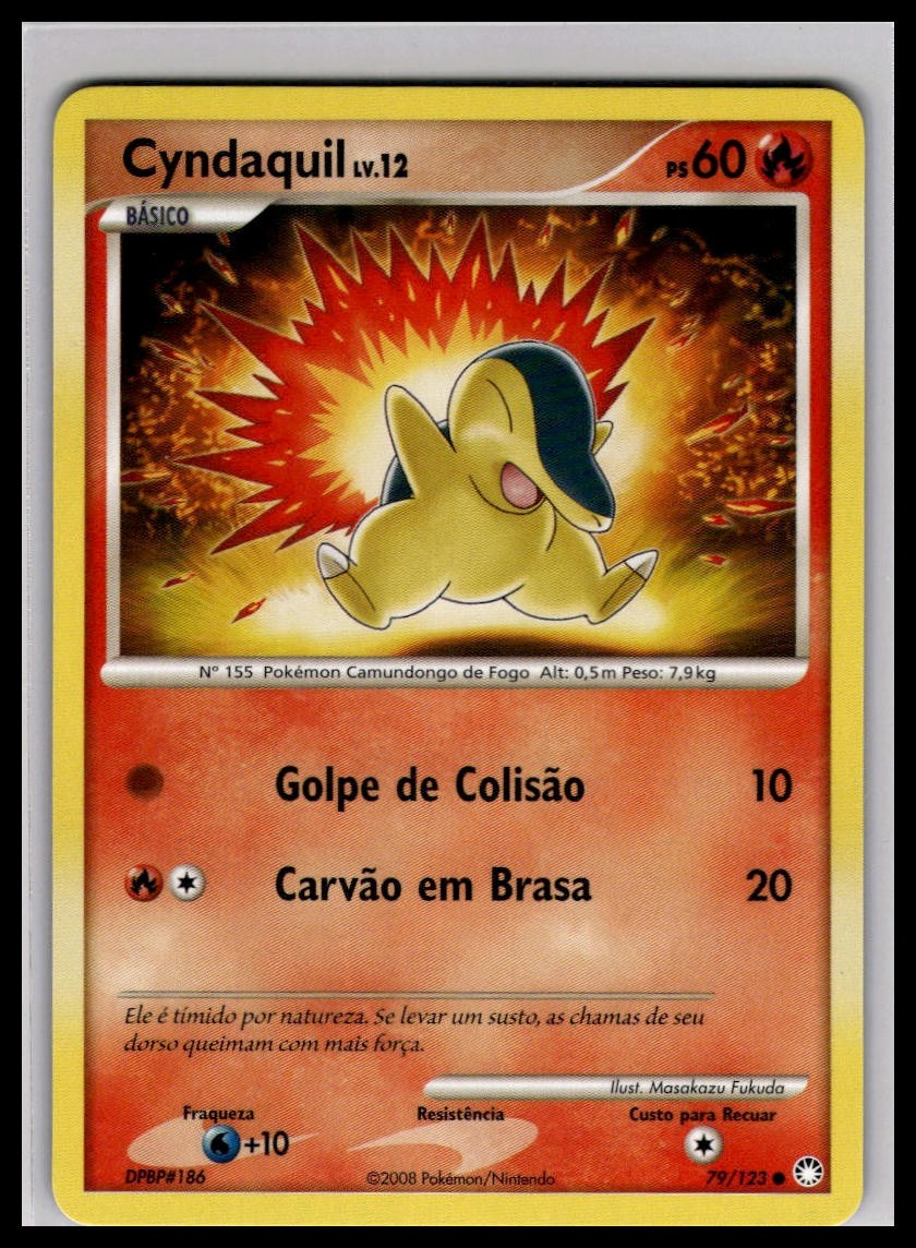 Cyndaquil 79/123 | Pokemon Mysterious Treasures Portuguese Language [US SELLER]