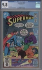 SUPERMAN #363 CGC 9.8 WHITE PAGES VERY LOW POP TOP GRADE GIORDANO COVER 1981 DC