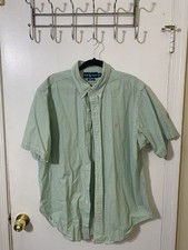Polo Ralph Lauren Classic Fit Striped Short Sleeve Button Down Shirt XL