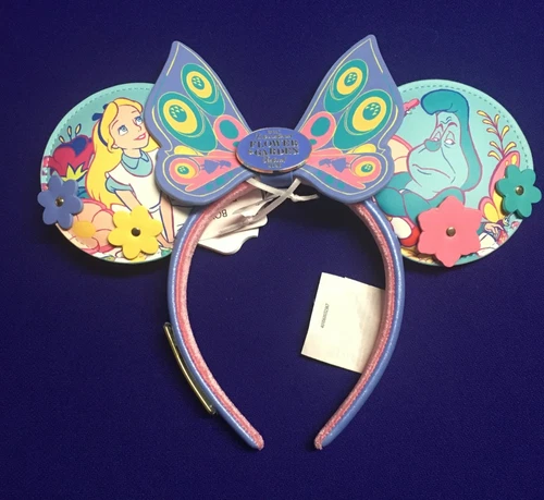 2026 Disney Flower & Garden Festival Loungefly Alice In Wonderland Ears Headband