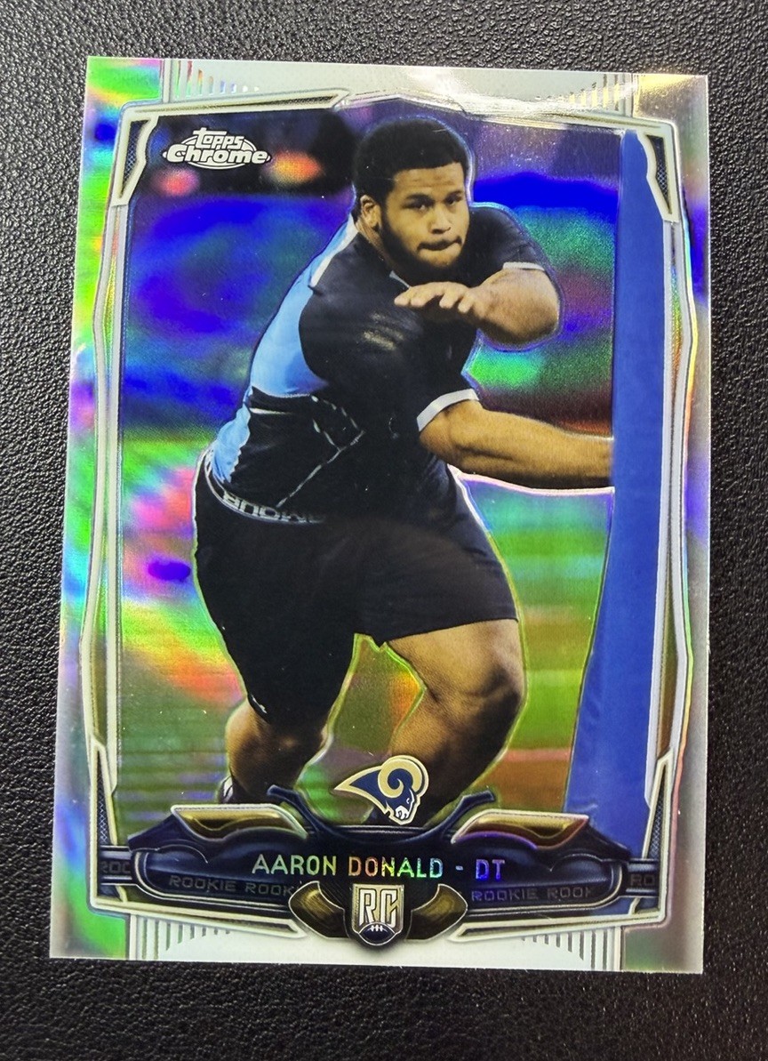 2014 Topps Chrome - Aaron Donald #175 Refractor (RC) Rams