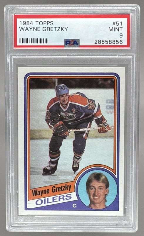 28858856 Wayne Gretzky 1984 Topps #51 PSA 9