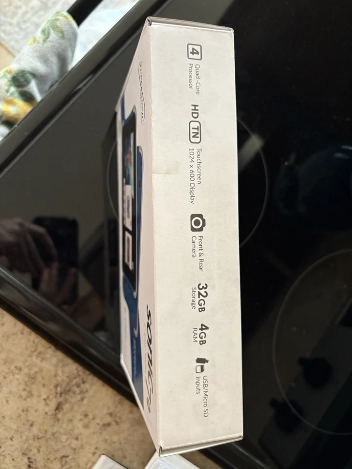 Supersonic 7" Kids Tablet with Bumpers Android 13 Blue New Unopened. - Image 4 of 4