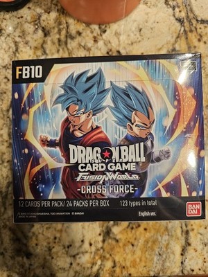 SEALED Dragon Ball Fusion World TCG: Cross Force - Booster Box