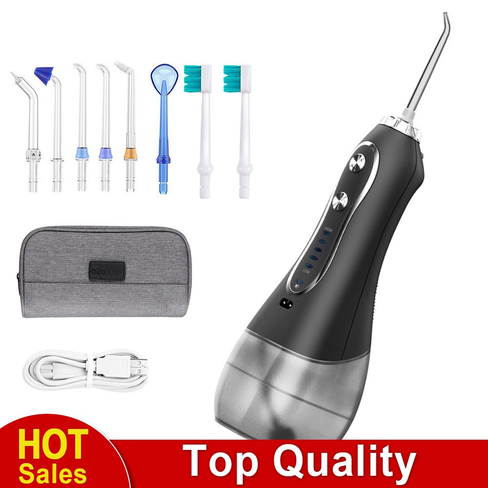 Electric Oral Irrigator Cordless Water Flosser with 5 Modes Dental Care Kit