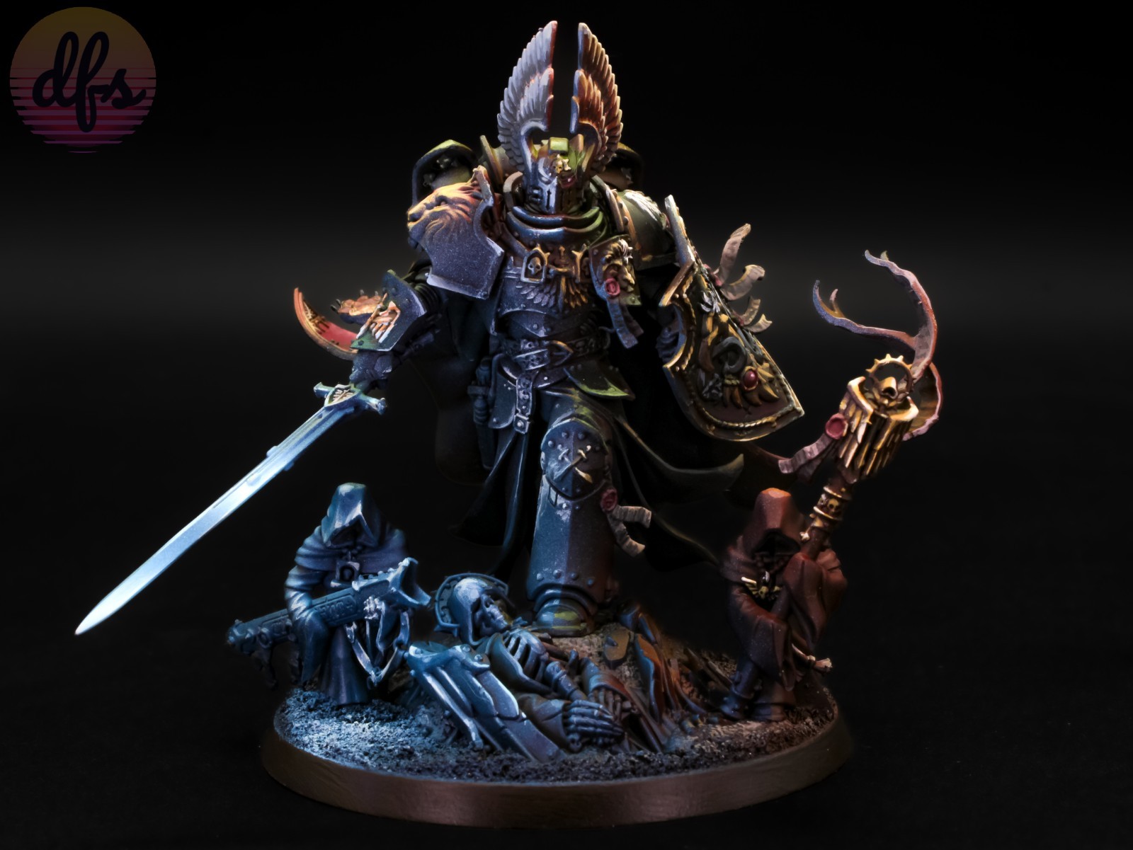 León El'Johnson Ángeles Oscuros Warhammer 40k - Comisión