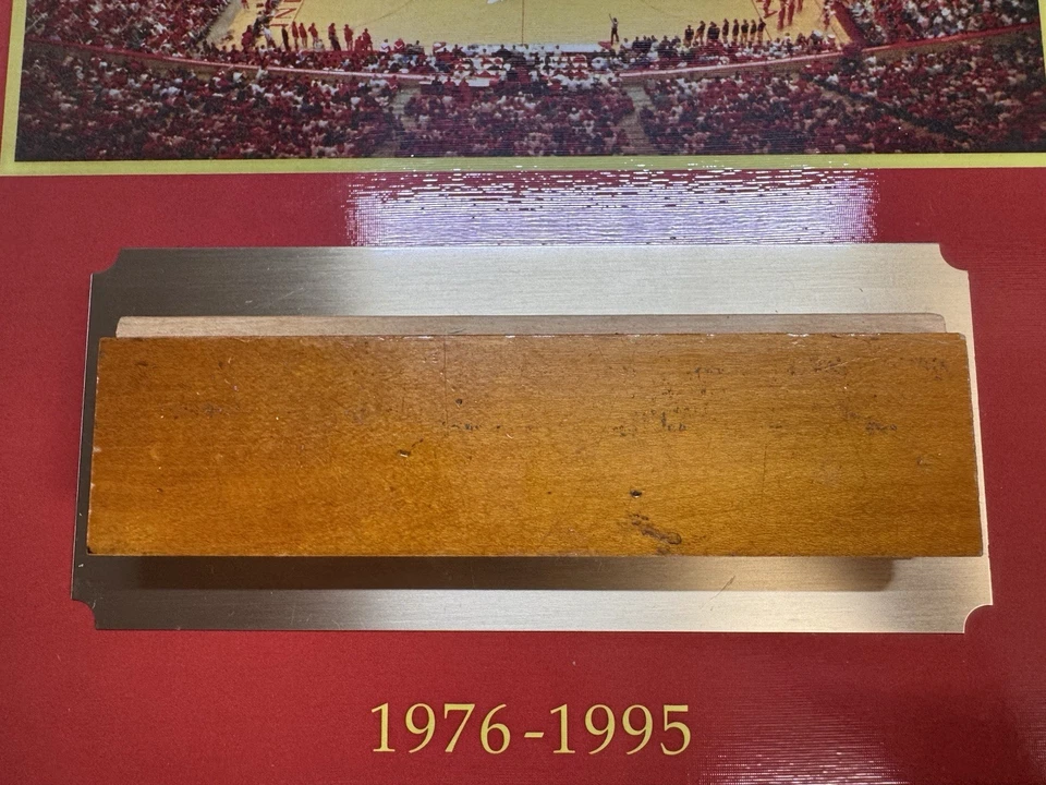 Indiana University Hoosiers IU Basketball Assembly Hall Court Floor Plaque - Image 3 of 4