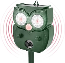 Guard Dog Ultrasonic Animal Repeller - Waterproof Solar Pest Deterrent for Yard