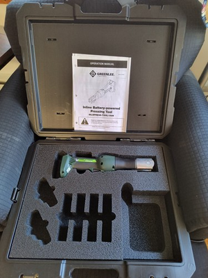 #ad #ad Greenlee Gator 18v cordless inline press tool $775.00
