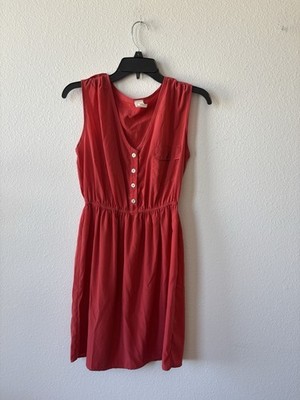 Francesca's Women's Sleeveless Dress Coral, Size Small