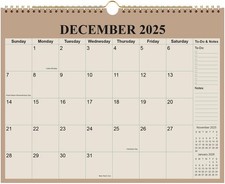 18 Months Wall Calendar from January 2026 - June 2027 Planner with Thick Paper