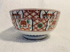 Mino ware Japanese Noodle Bowl Soba Udon Donburi Matri Flower Japan