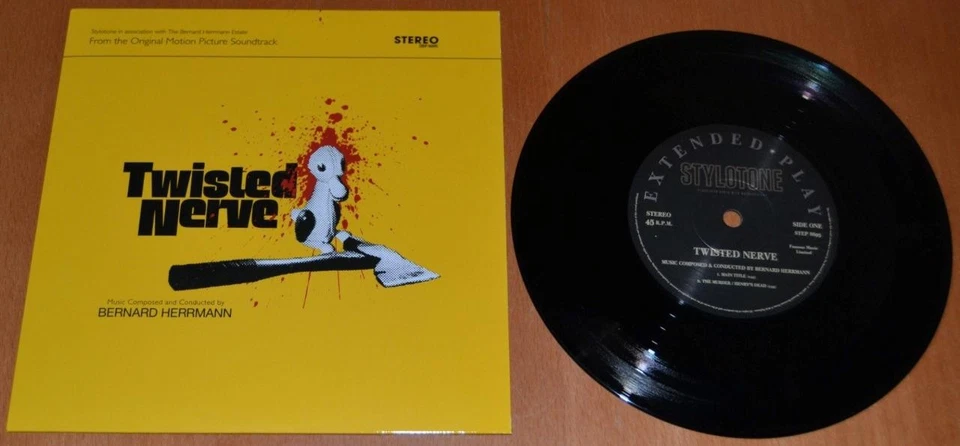 Bernard Herrmann - Twisted Nerve - 2016 Stylotone Label 7" Single - Image 3 of 4