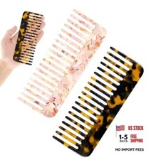 2 Pcs Wide Tooth Comb for Curly Hair, Large Wide Toothed Comb for Thick Wavy