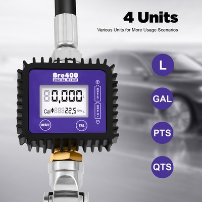 Digital Oil Gun With Flow Meter Quantitative Oil Dispensing Gun For Gas Station
