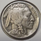 1934-D Buffalo Nickel - F **Low Mintage: 7,480,000** (Lot #1)