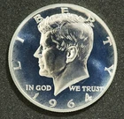 1964 Proof Type 1 Straight G Silver Kennedy Half 50c Deep Cameo / Cam - *Read*