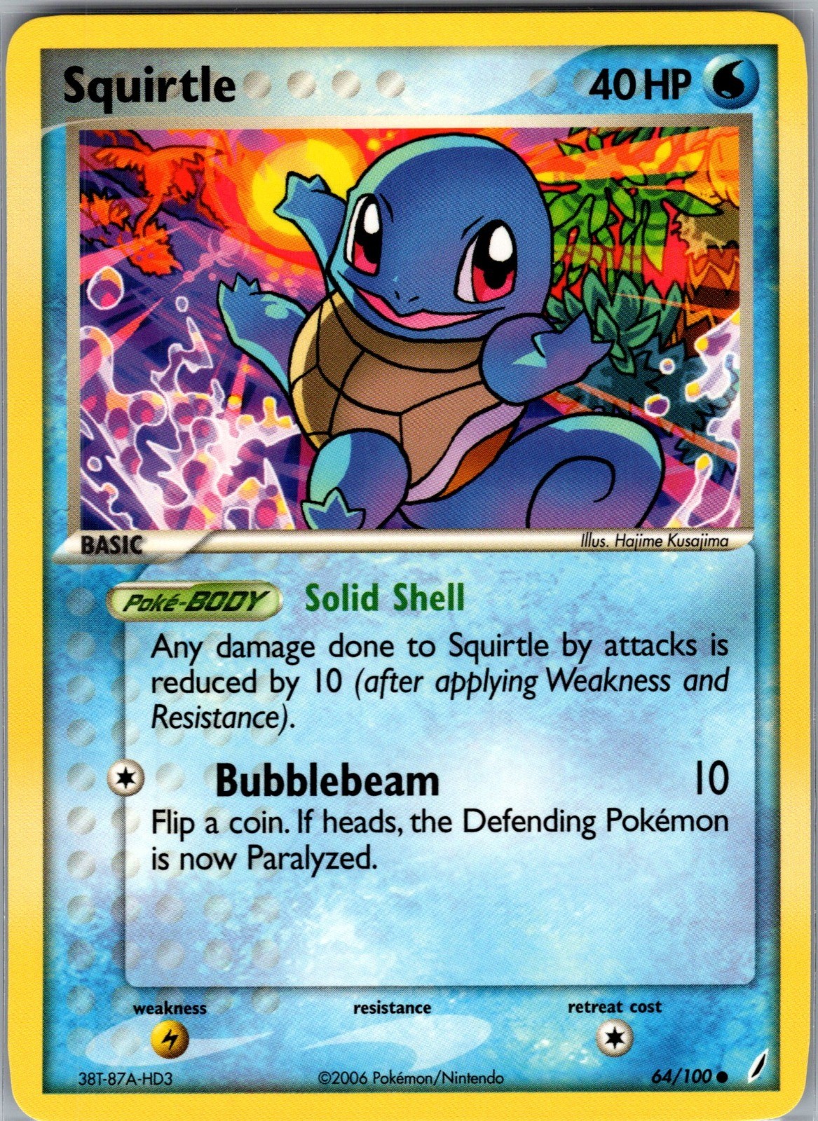 Squirtle Common Crystal Guardians 64/100 NM