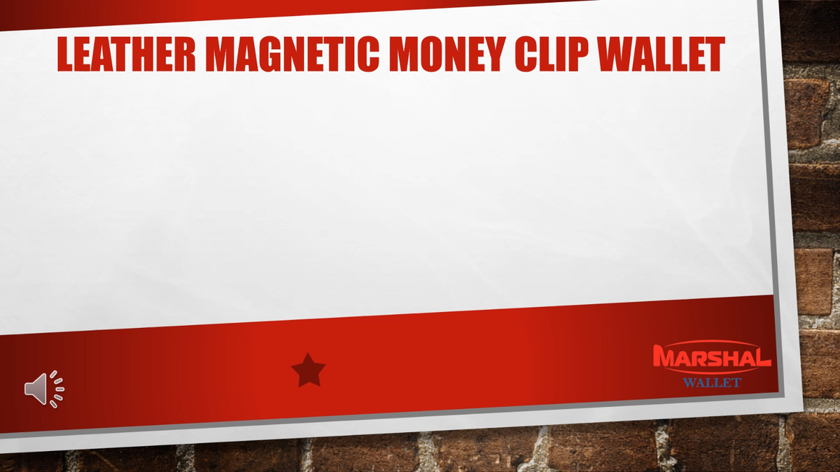 Men's Leather Strong Magnetic Money Clip | eBay