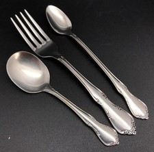 Oneida Stainless Steel Lot of 3 TODDLETIME Pieces: Fork 2 Spoons RF926