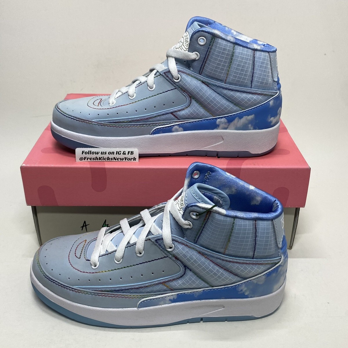 Jordan 2 J Balvin Little Kids Size 1Y Youth New DQ7693-419