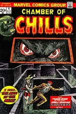Chamber of Chills 09 Comic Book Cover Art Giclee Reproduction on Canvas