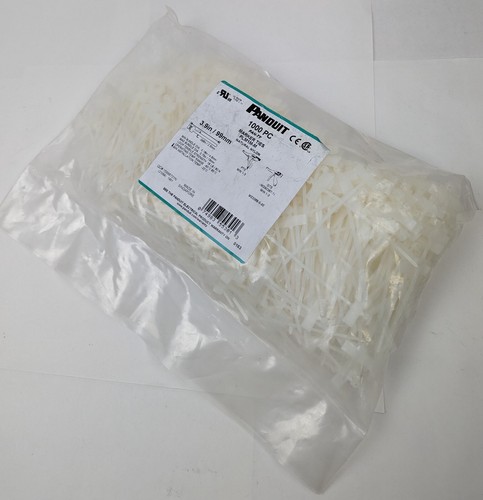 Lot De 1000 Attaches De Câble Panduit PLF1M-M Nylon Naturel 109mm/4 3/8" - Professionnel