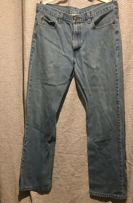 Faded Glory Jeans Mens 34 X 32 Straight Leg Denim | eBay