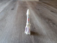 COLLECTIBLE PLASTIC NASA ROCKET SHIP TOY 5 INCHES TALL