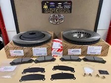 2020-2023 TOYOTA HIGHLANDER OEM GENUINE FRONT BRAKE ROTORS WITH TCMC PADS &SHIMS
