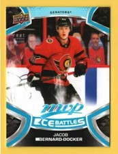 2021-22 Upper Deck MVP Hockey #232 Jacob Bernard-Docker Ice Battles Parallel SP 