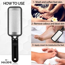 Foot Rasp File - Pedicure Callus Remover & Dead Skin Scrubber Foot Care Tool