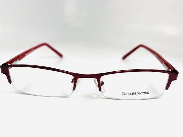 New David Benjamin DB-105 C2 Matte Burgundy Eyeglasses 49/18/135 David Benjamin Plastic Eyeglass Frames for sale | eBay main image 3