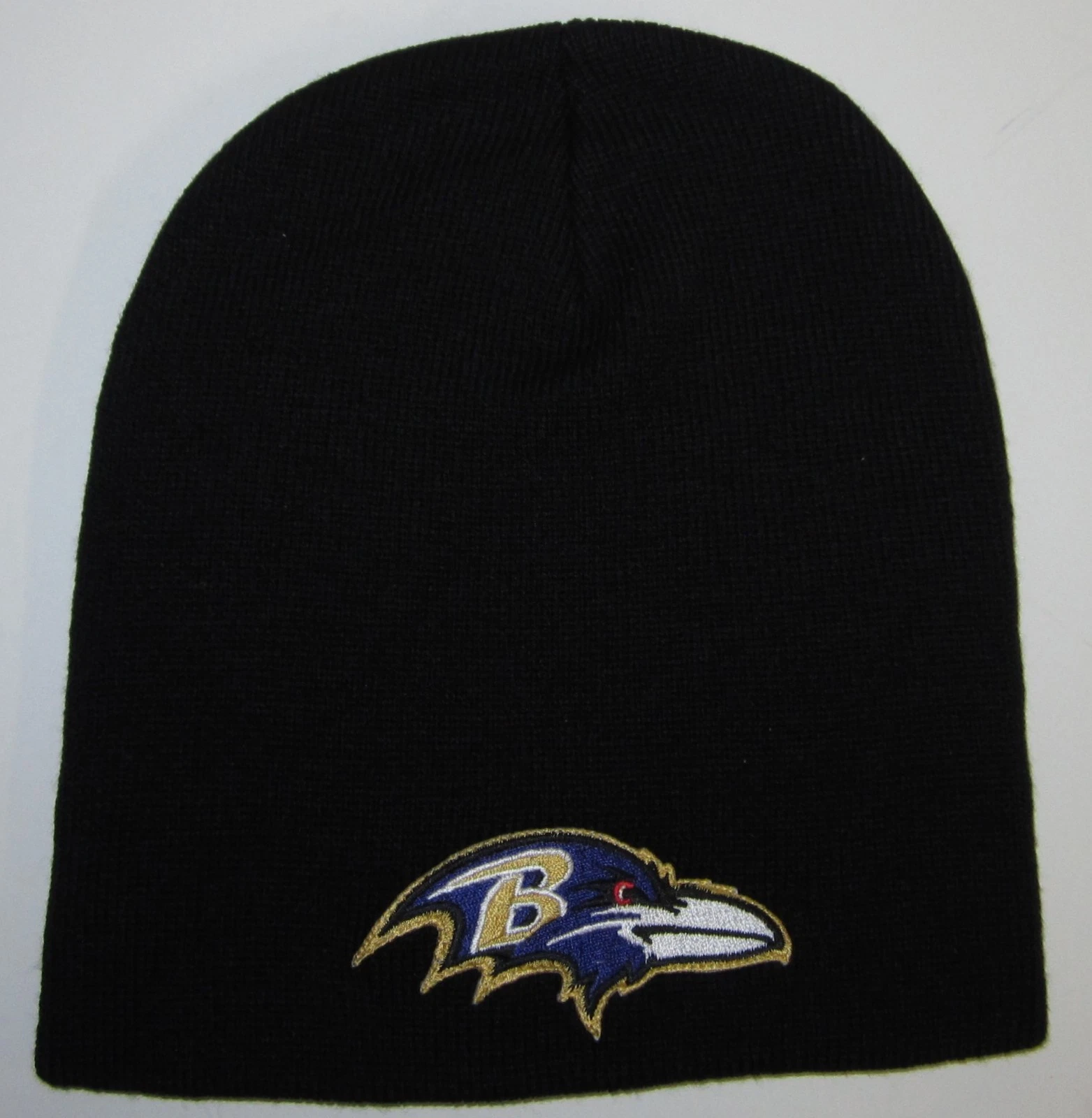 Baltimore Football Raveens Beanie Knit Hat CLASSIC football PATCH/LOGO