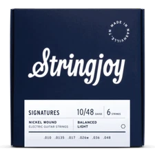 Stringjoy Signatures - Nickel Wound Electric Guitar Strings - Light 10-48