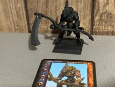 A16413 RACKHAM CONFRONTATION METAL OOP WOLFEN ZOMBIE W CARD