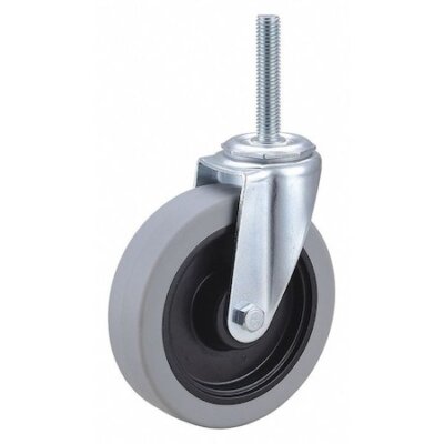 Zoro Select 32J983 Swivel Stem Caster,Polyurthn,5 In,350 Lb