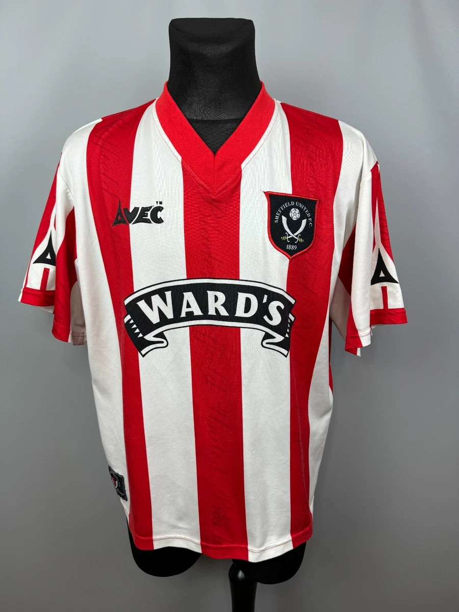 シェフィールドユナイテッド　96-97 ホームユニフォーム　avec シェフィールドユナイテッド 96-97 ホームユニフォーム avec