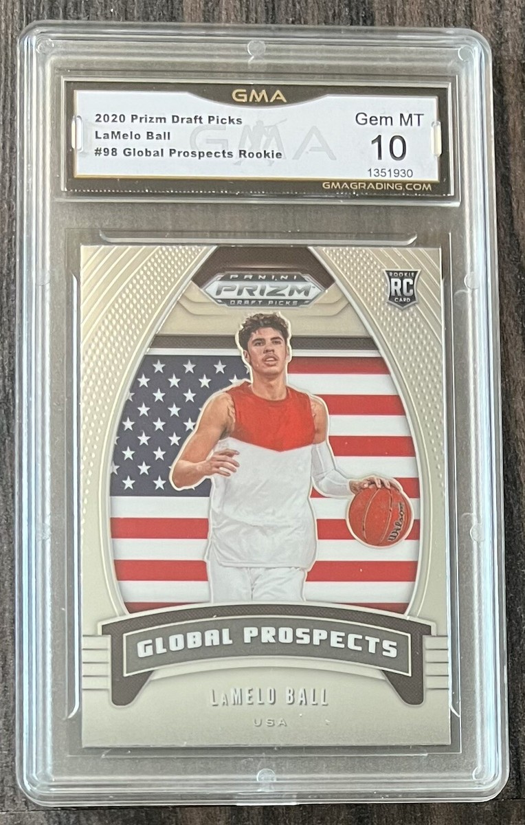 lamelo ball graded rookie card 2020-2021 PANINI DONRUSS OPTIC NBA BASKETBALL #153 CHARLOTTE HORNETS
