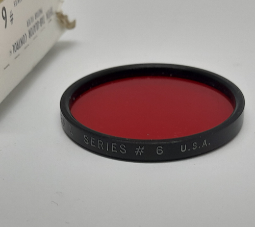 EARLY TIFFEN SERIES VI 6 RED 25A DROP IN VERY CLEAN FILTER LENS IN ITS BOX - Picture 8 of 9