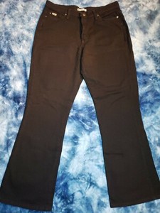 riders by lee mid rise bootcut black