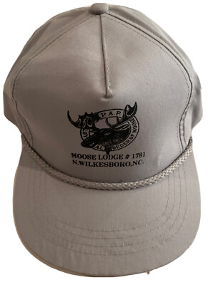Vintage Moose Lodge #1781 snap back cap  N. Wilkesboro NC