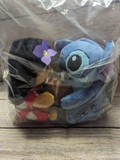 2022 Disney Parks Lilo  Stitch 20th Anniversary Plush Set Limited Release NEW