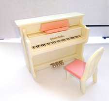 Sylvanian Families Calico critters Piano And Chair White And Pink Color JP Shop